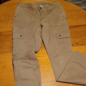 Duluth Trading Co Women's Brown Straight Leg Jeans